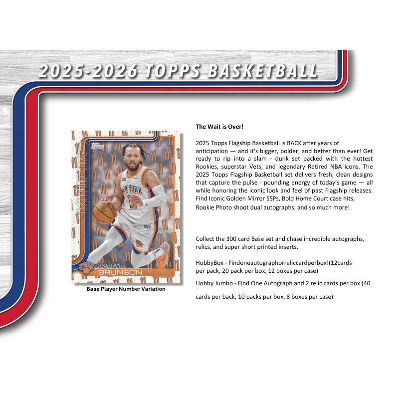2025/26 Topps Basketball Hobby 12 Box Case - Image 2