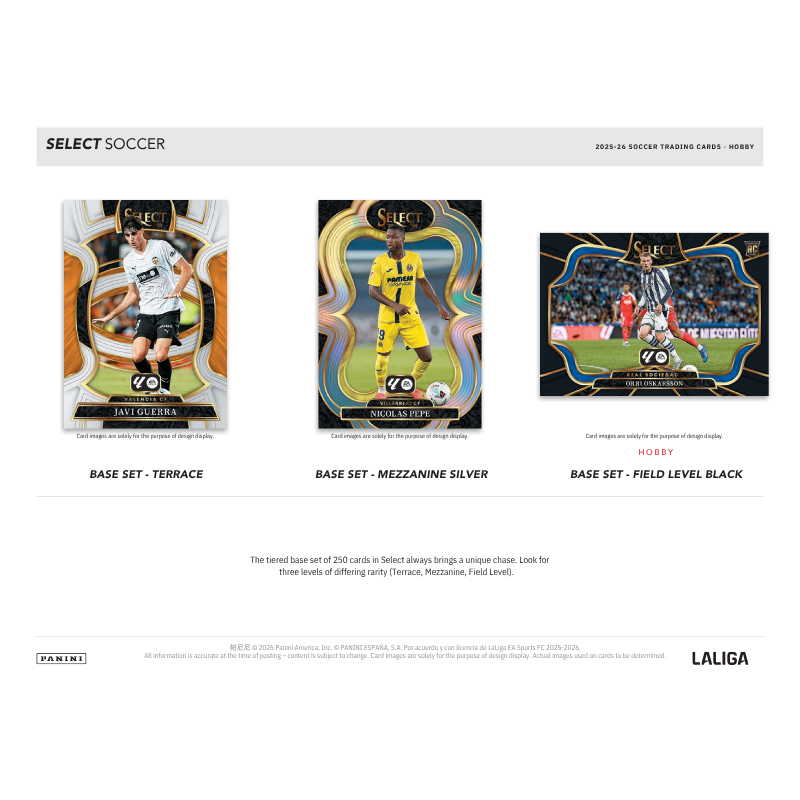 2025/26 Panini Select La Liga Soccer Hobby 12 Box Case - Image 3