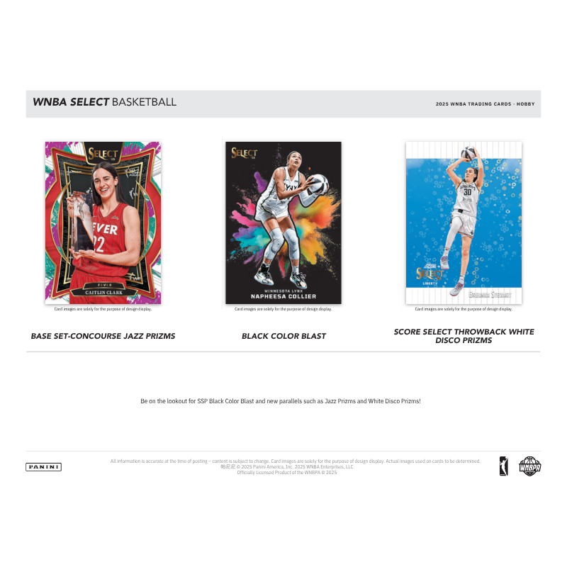 2025 Panini Select WNBA Basketball Hobby 12 Box Case - Image 3