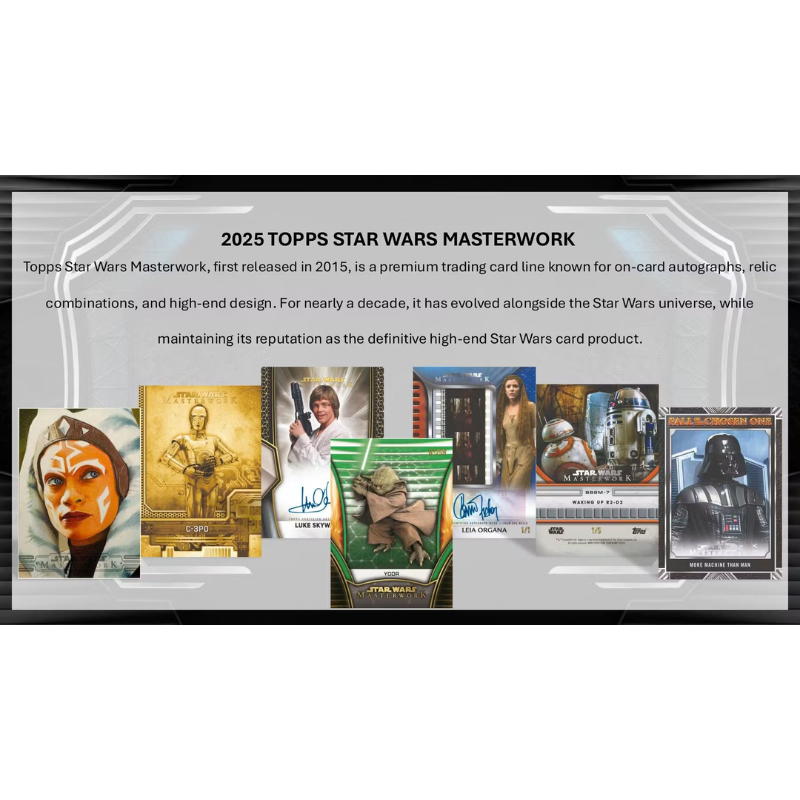 2025 Topps Star Wars Masterwork Hobby Box - Image 2