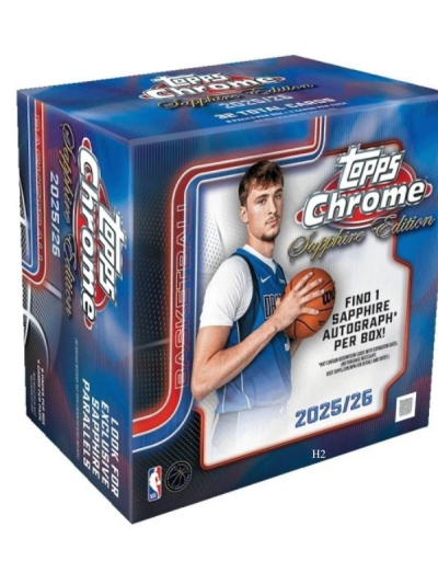 2025/26 Topps Chrome Basketball Sapphire Edition Box