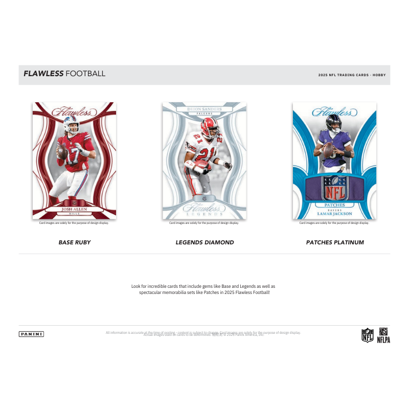 2025 Panini Flawless Football Hobby 2 Box Case - Image 2