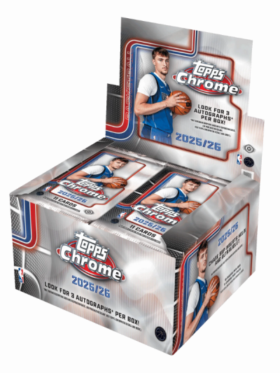 2025/26 Topps Chrome Basketball Jumbo 8 Box Case
