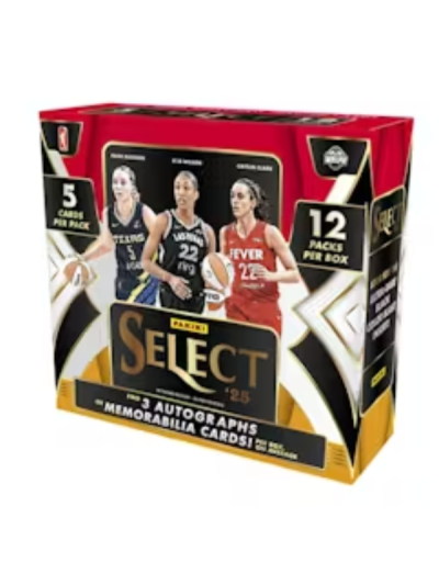 2025 Panini Select WNBA Basketball Hobby 12 Box Case