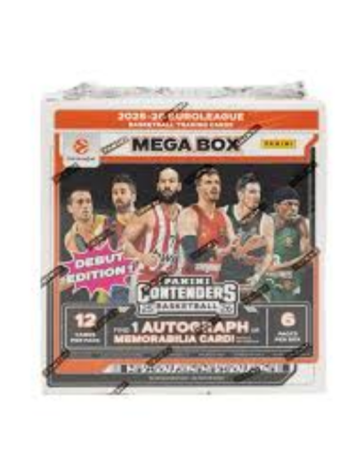 2025/26 Panini Contenders Euroleague Basketball Hobby Mega 20 Box Case