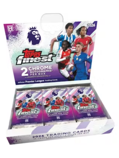 2025/26 Topps Finest English Premier League EPL Hobby 8 Box Case
