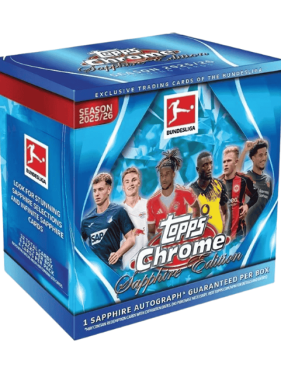 2025/26 Topps Chrome Bundesliga Soccer Sapphire Box