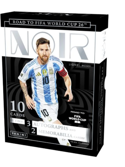 2025/26 Panini Noir Road to World Cup Soccer Hobby Box