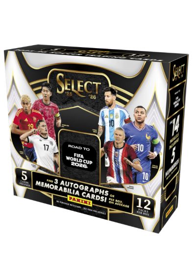 2025/26 Panini Select Road to World Cup Soccer Hobby 12 Box Case