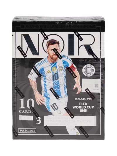 2025/26 Panini Noir Road to World Cup Soccer Hobby International 3 Box Case