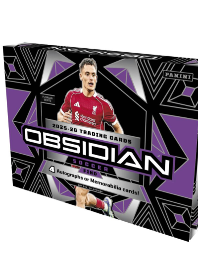 2025/26 Panini Obsidian Soccer Hobby 12 Box Case