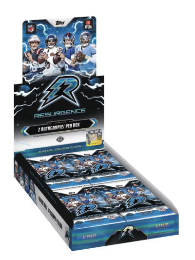 2025 Topps Resurgence Football Hobby 12 Box Case