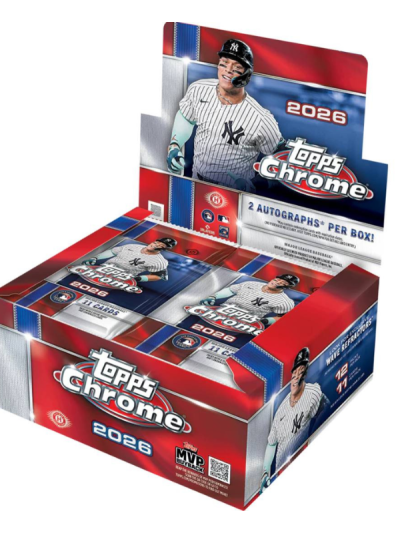 2026 Topps Chrome Baseball Jumbo 8 Box Case