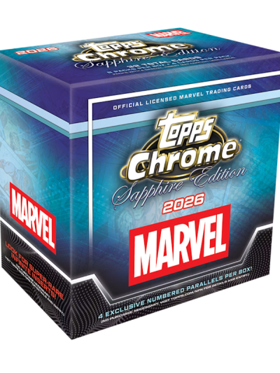 2026 Topps Marvel Comics Chrome Sapphire Hobby Box