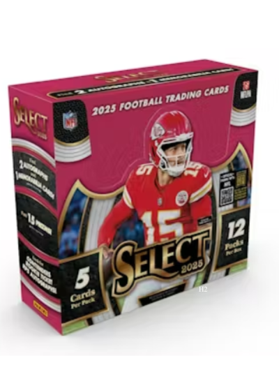 2025 Panini Select Football Hobby 12 Box Case
